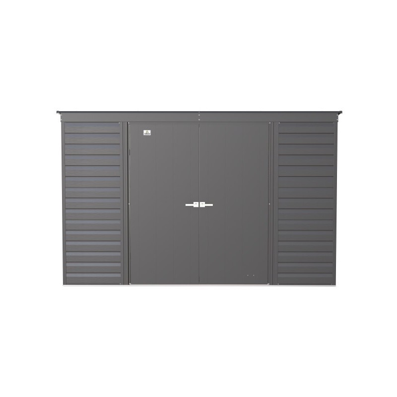Arrow 10x4 Select Steel Storage Shed Kit - Charcoal (SCP104CC)