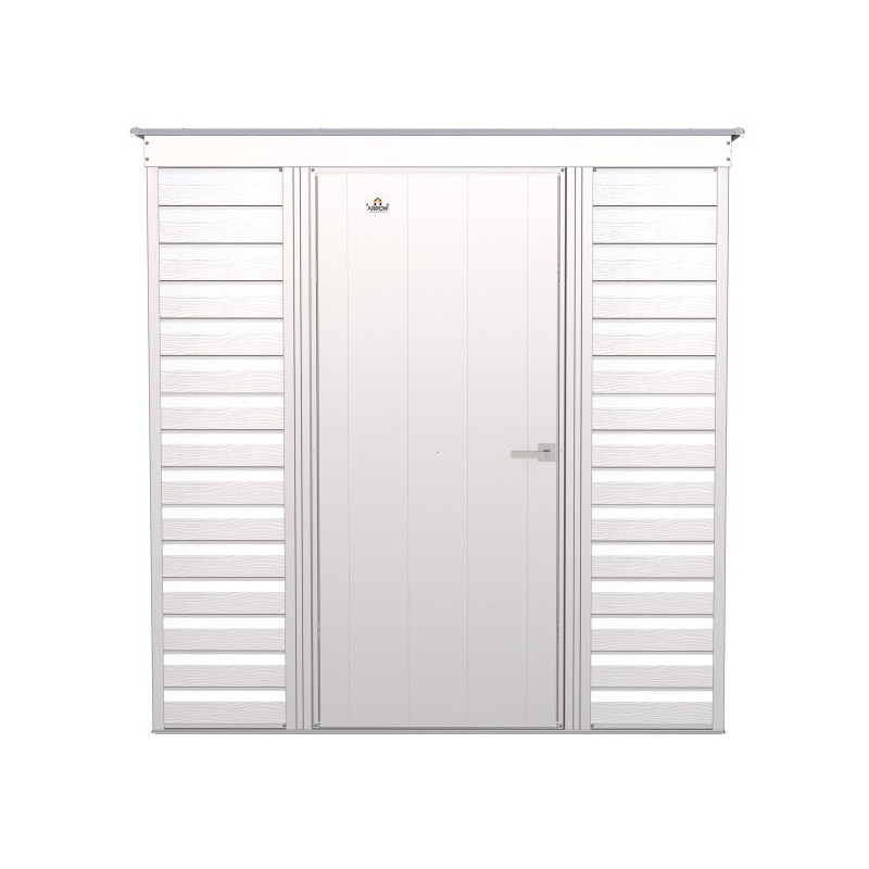 Arrow 6x4 Select Steel Storage Shed Kit - Flute Grey (SCP64FG)