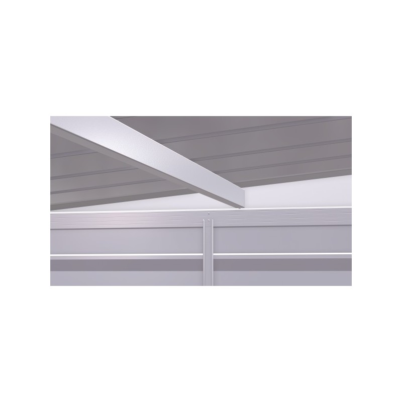 Arrow 6x4 Select Steel Storage Shed Kit - Flute Grey (SCP64FG)