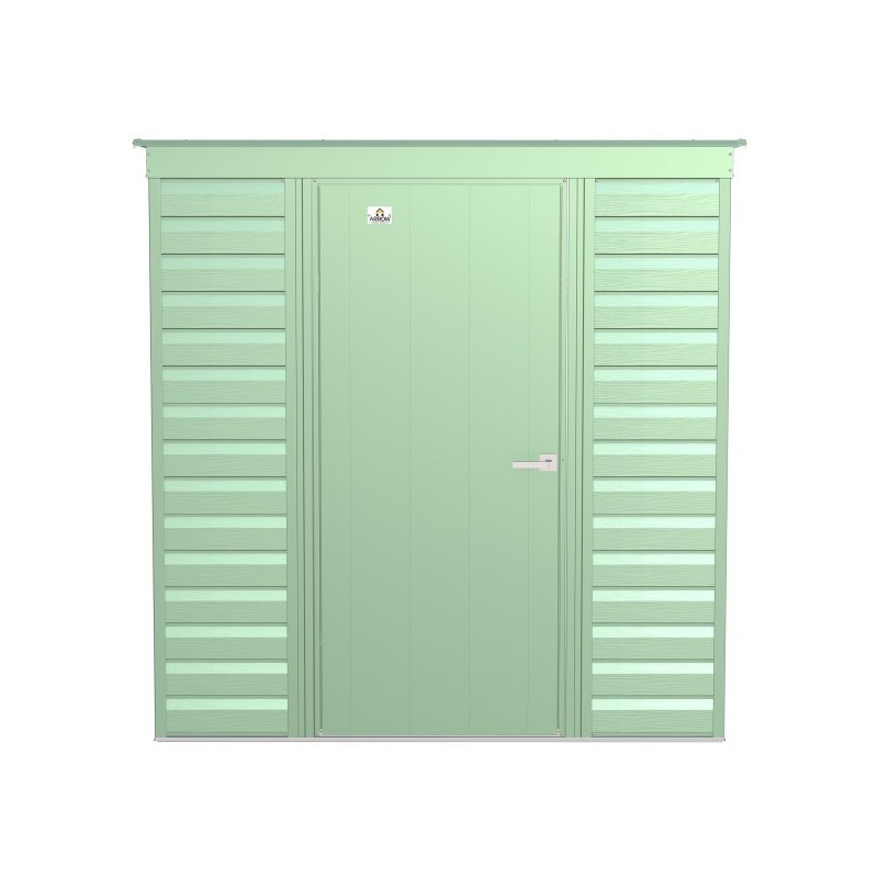Arrow 6x4 Select Steel Storage Shed Kit - Sage Green (SCP64SG)