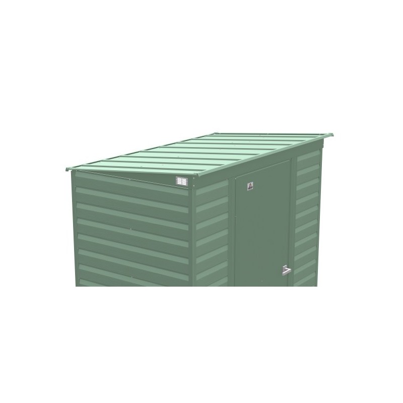 Arrow 6x4 Select Steel Storage Shed Kit - Sage Green (SCP64SG)