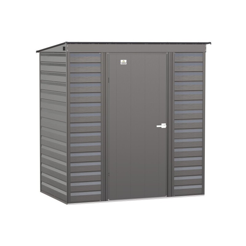 Arrow 6x4 Select Steel Storage Shed Kit - Charcoal (SCP64CC)