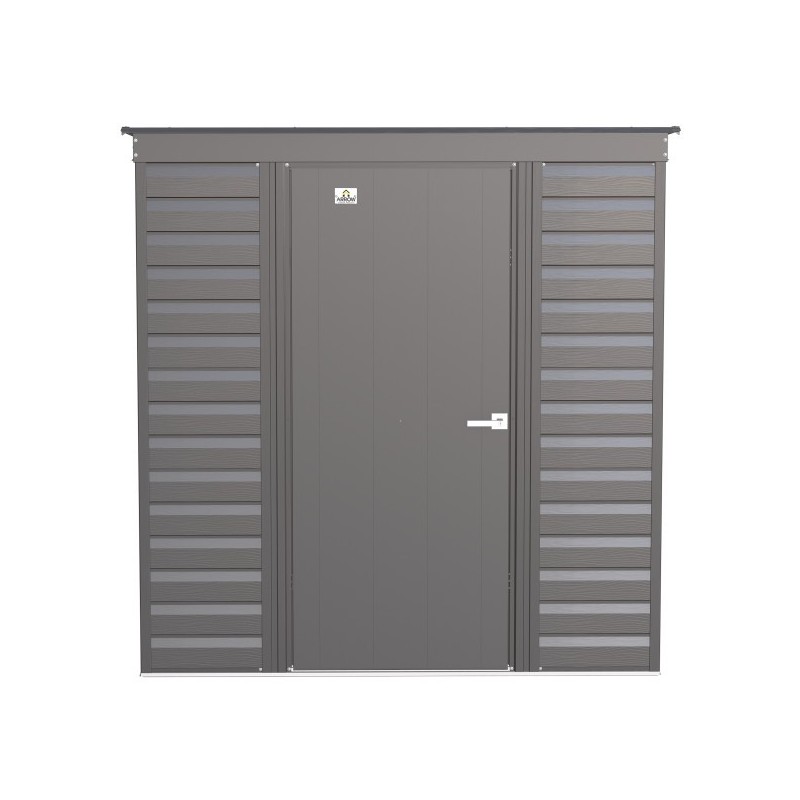 Arrow 6x4 Select Steel Storage Shed Kit - Charcoal (SCP64CC)