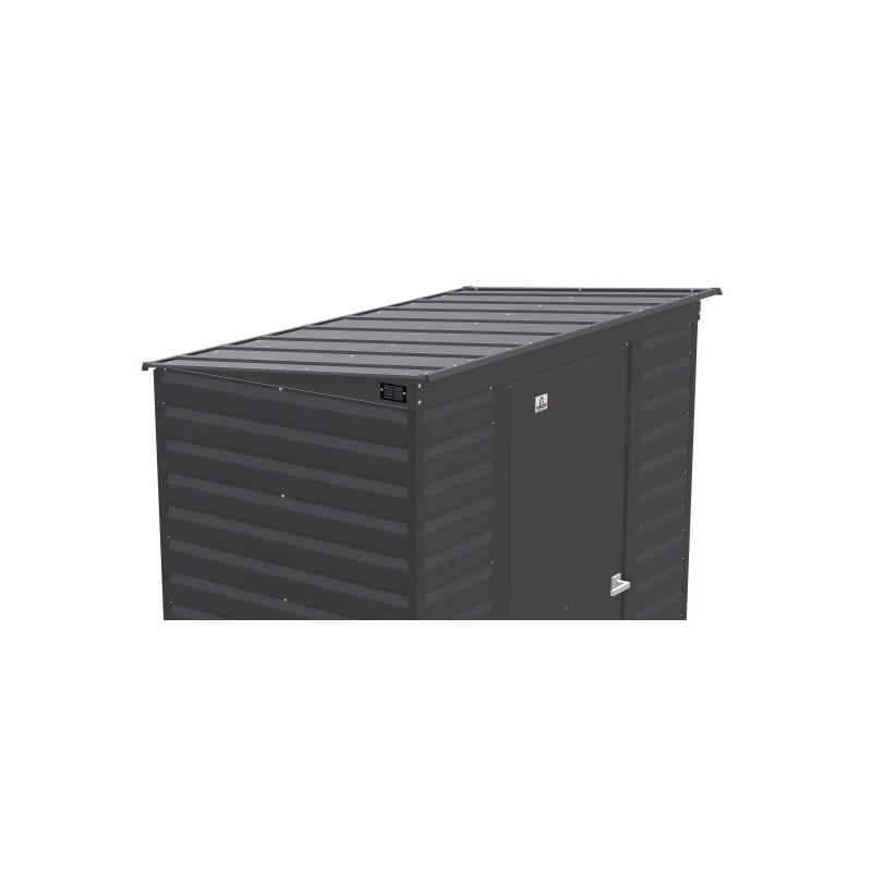 Arrow 6x4 Select Steel Storage Shed Kit - Charcoal (SCP64CC)
