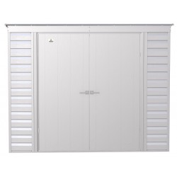 Arrow 8x4 Select Steel Storage Shed Kit - Flute Grey (SCP84FG)