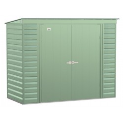 Arrow 8x4 Select Steel Storage Shed Kit - Sage Green (SCP84SG)