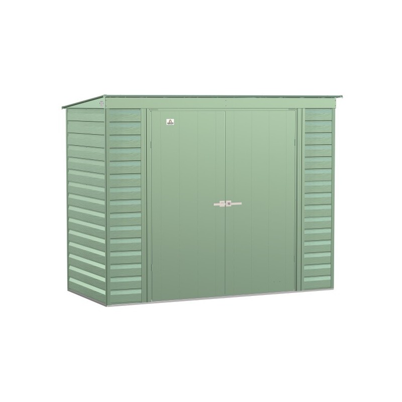 Arrow 8x4 Select Steel Storage Shed Kit - Sage Green (SCP84SG)