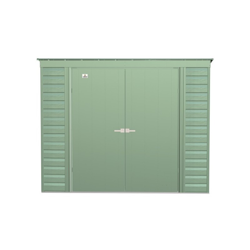 Arrow 8x4 Select Steel Storage Shed Kit - Sage Green (SCP84SG)