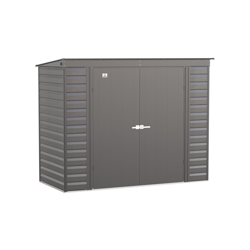 Arrow 8x4 Select Steel Storage Shed Kit - Charcoal (SCP84CC)