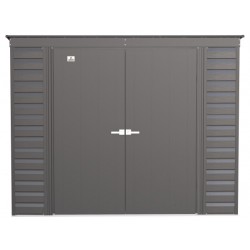 Arrow 8x4 Select Steel Storage Shed Kit - Charcoal (SCP84CC)