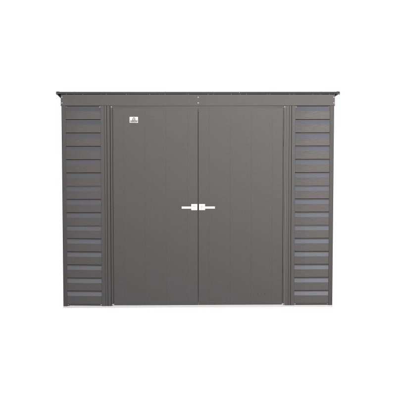 Arrow 8x4 Select Steel Storage Shed Kit - Charcoal (SCP84CC)