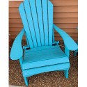 Green Country Décor Folding Adirondack Chair Set of 2 - Aruba Blue (ACF-ARBL)