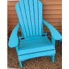 Green Country Décor Folding Adirondack Chair Set of 2 - Aruba Blue (ACF-ARBL)