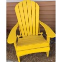 Green Country Decor Folding Adirondack Chairs Set of 2 - Yellow (ACF-YLW)