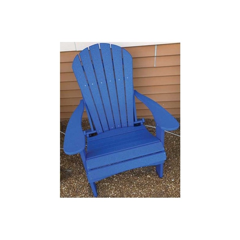 Green Country Decor Folding Adirondack Chairs Set of 2 - Burns Blue (ACF-BURNBL)