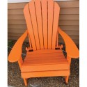 Green Country Decor Folding Adirondack Chairs Set of 2 - Tangerine (ACF-TANG)