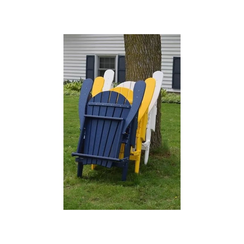 Green Country Décor Folding Adirondack Chair Set of 2 - Aruba Blue (ACF-ARBL)
