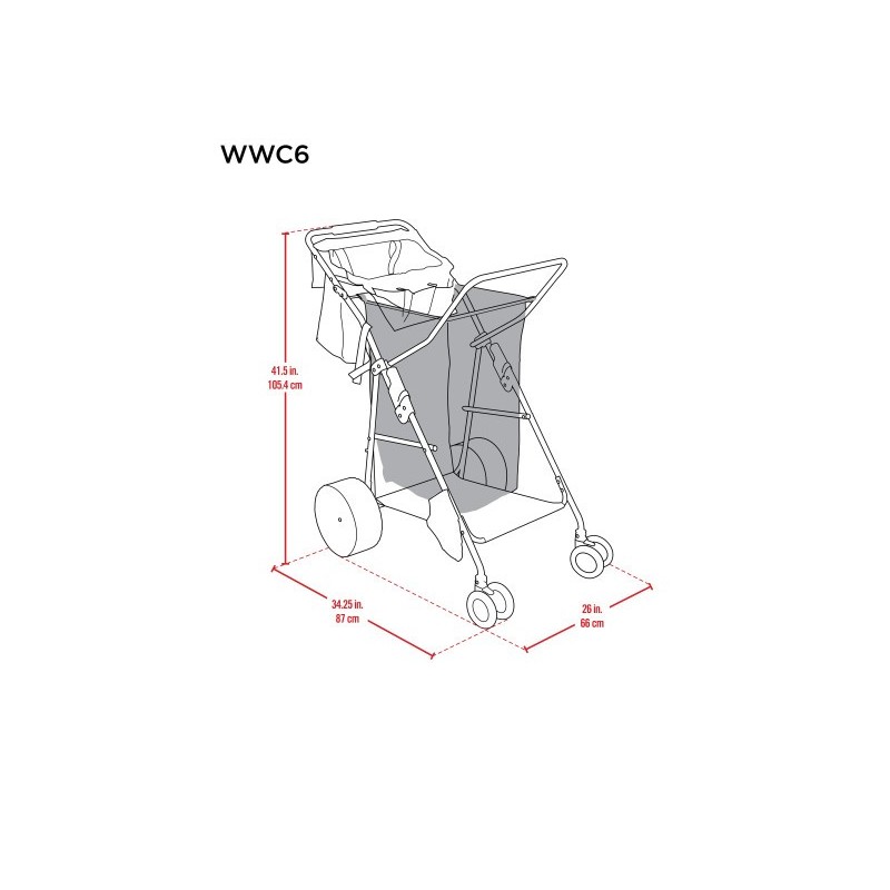 Rio Beach Deluxe Wonder Wheeler (WWC6W-19R-1)