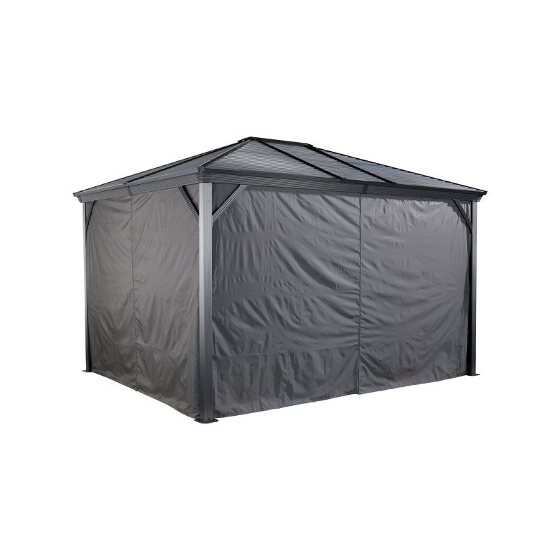 Sojag 10x12 Ventura Gazebo Curtains - Grey (135-9165708)