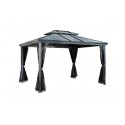 Sojag 10x12 Ventura Double Roofed Gazebo - Dark Grey (500-9165180)