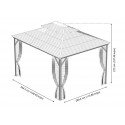 Sojag 10x12 Ventura Double Roofed Gazebo - Dark Grey (500-9165180)