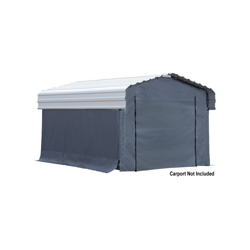 Arrow 10x15 Carport Enclosure Kit - Gray (10182)