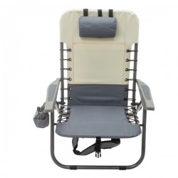 Rio Lace-Up Removable Backpack Chair - Slate/Putty (GR529R-434-1)