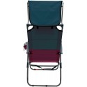 RIO Hi-Boy Folding Canopy Chair - Charcoal/Oxblood (GR643HCP-430-1)