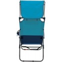 RIO Hi-Boy Folding Canopy Chair - Blue Sky/Navy (GR643HCP-432-1)