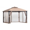 ShelterLogic Cypress 10x12 Gazebo Kit  - Brown (24027)