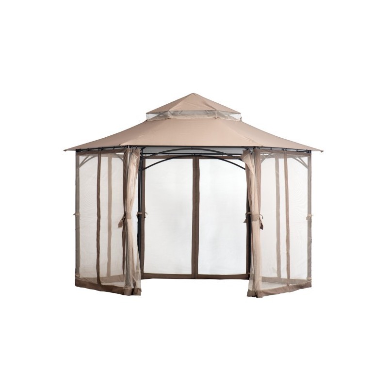 ShelterLogic Magnolia 11x11 Gazebo - Brown (24026)