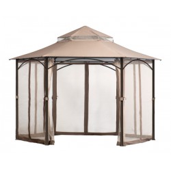 ShelterLogic Magnolia 11x11 Gazebo - Brown (24026)