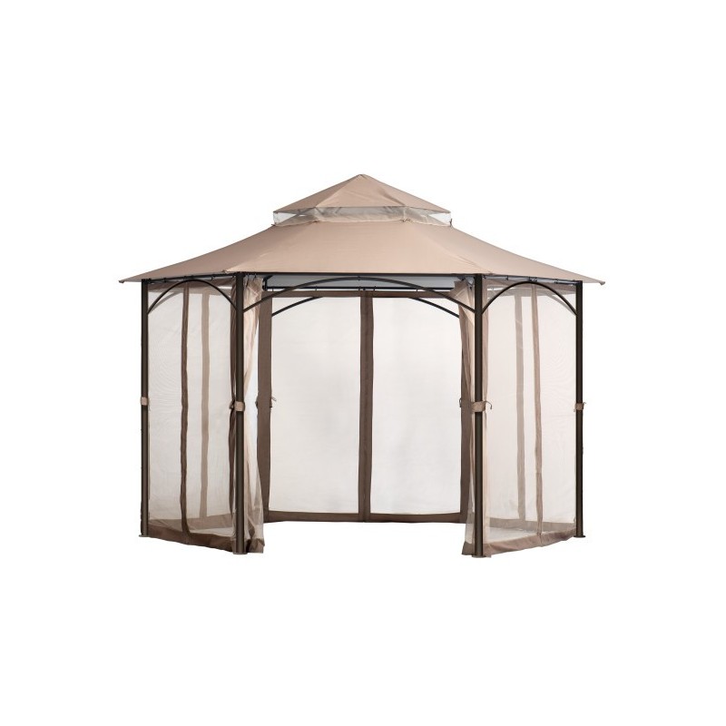 ShelterLogic Magnolia 11x11 Gazebo - Brown (24026)