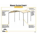 ShelterLogic Monarc 9x16 Gazebo Canopy Kit - Sandstone (25881)