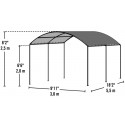 ShelterLogic Monarc 10x18 Gazebo Canopy Kit - Sandstone (25882)