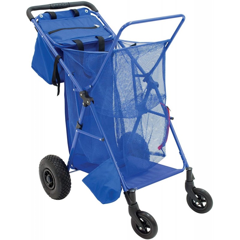 Rio Beach 26 in. Deluxe Wonder Wheeler Cart- Blue (WWC12-46-1)