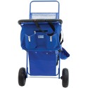 Rio Beach 26 in. Deluxe Wonder Wheeler Cart- Blue (WWC12-46-1)