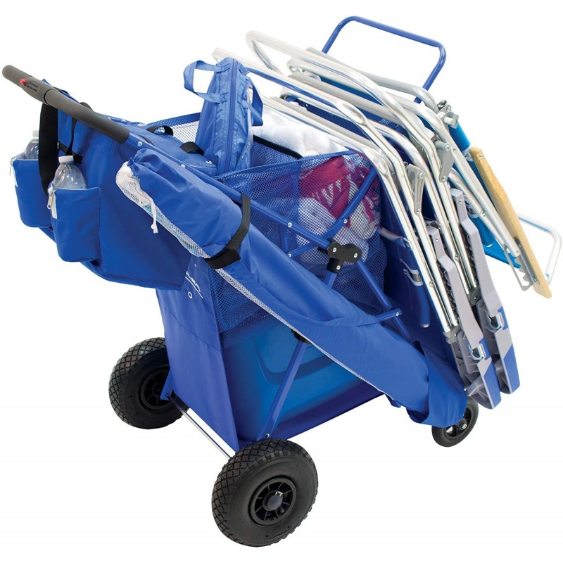 Rio Beach 26 in. Deluxe Wonder Wheeler Cart- Blue (WWC12-46-1)
