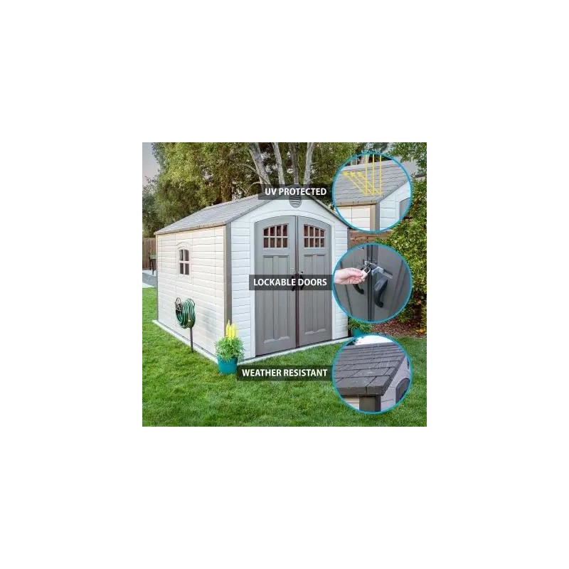 Lifetime 8x10 Storage Shed Kit w/ Corner Trims (60117)