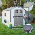 Lifetime 8x10 Storage Shed Kit w/ Corner Trims (60117)