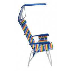 Rio Beach Hi-Boy Beach Chair with Canopy - Stripe (SC643HCP-1909-1)