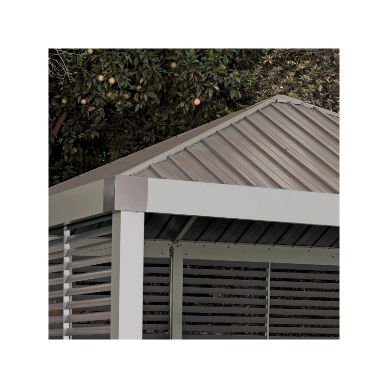 Sojag 12x12 Nanda Gazebo Kit with 2 Louver Walls (500-9168013)