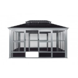 Sojag Bolata 10x14 Solarium - Light Grey/Black (445-9168020)