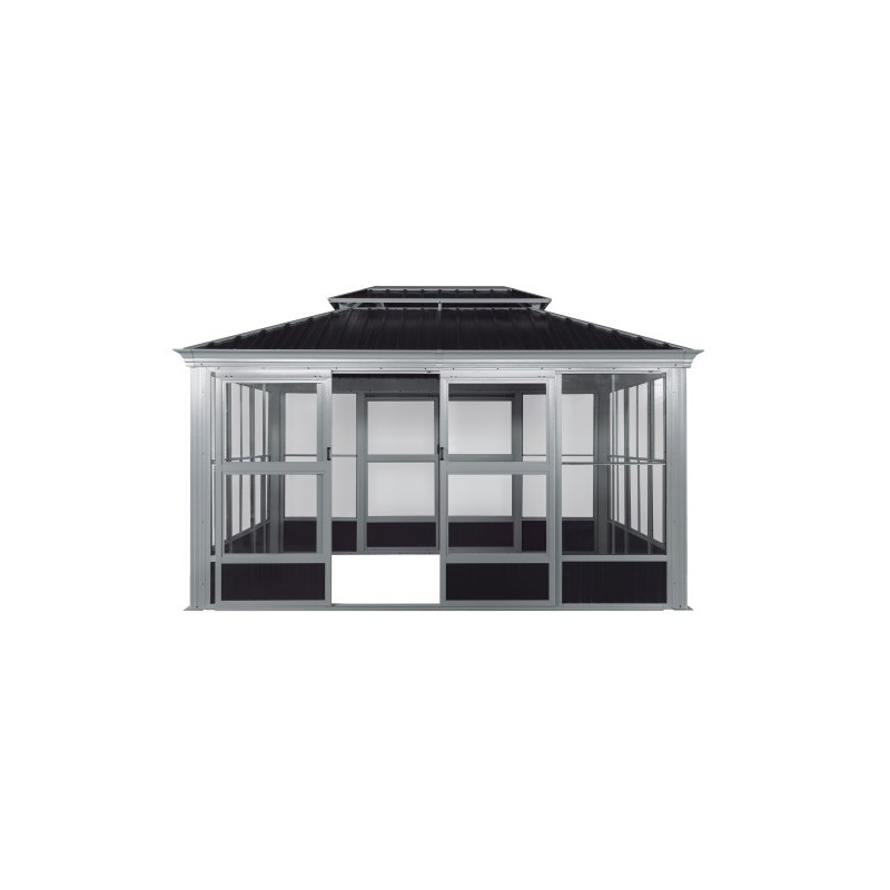 Sojag Bolata 10x14 Solarium - Light Grey/Black (445-9168020)