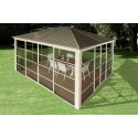 Sojag Striano 12x14 Aluminum Screen House - Champagne/Dark Beige (500-9164367) Sojag Striano 12x14 Aluminum Screen House - Champagne/Dark Beige (500-9164367)