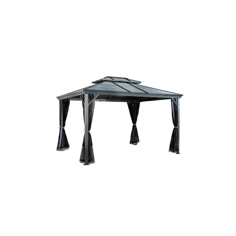 Sojag Ventura II 10x10 Aluminum Gazebo Kit - Dark Grey (500-9165173)