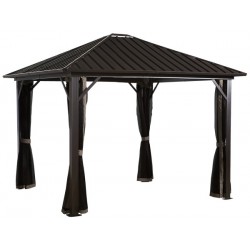 Sojag 10x12 Genova Gazebo Kit - Dark Brown (500-9165258)