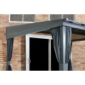 Sojag Pompano 10x12 Aluminum Wall Gazebo Kit - Grey (500-9167559)