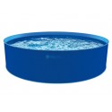 Blue Wave Cobalt 15 ft. Round 48 in. Deep Above Ground Pool Package (NB19785)