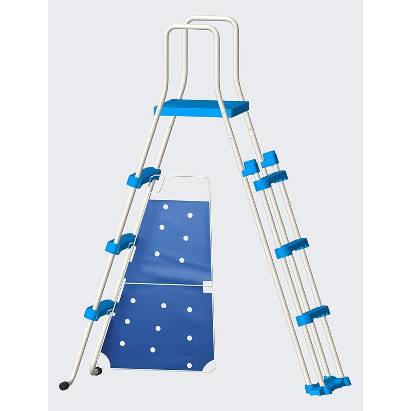 Blue Wave Capri 15 ft. Round 48 in. Deep Above Ground Pool Package (NB19789)